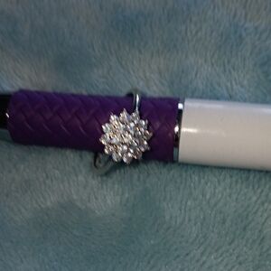 Silver Floral Cluster Ring